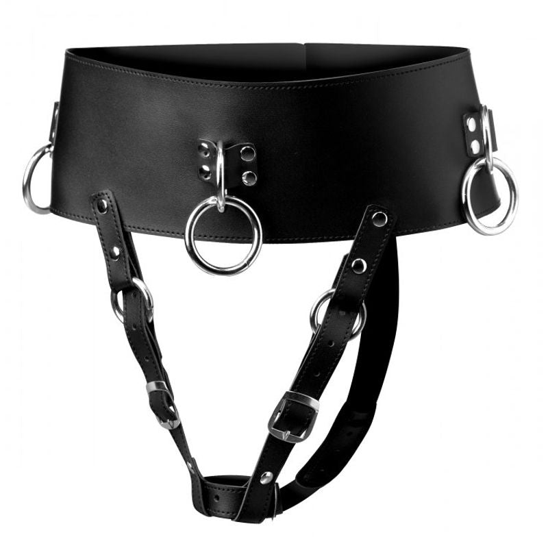 Forced Orgasm Wand Holder Belt