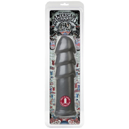 B-10 Warhead 10in Anal Dildo Gun Metal