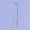 Crystal Dildo Straight 9in Clear
