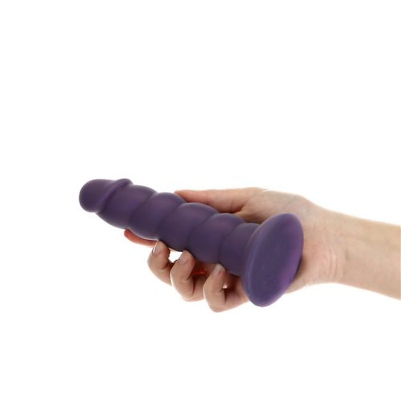 Unicorn Silicone Dildo 7in Purple