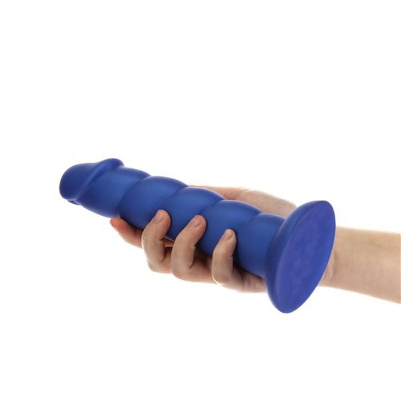 Unicorn Silicone Dildo 8in Blue