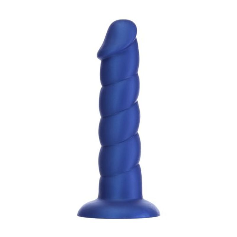 Unicorn Silicone Dildo 8in Blue