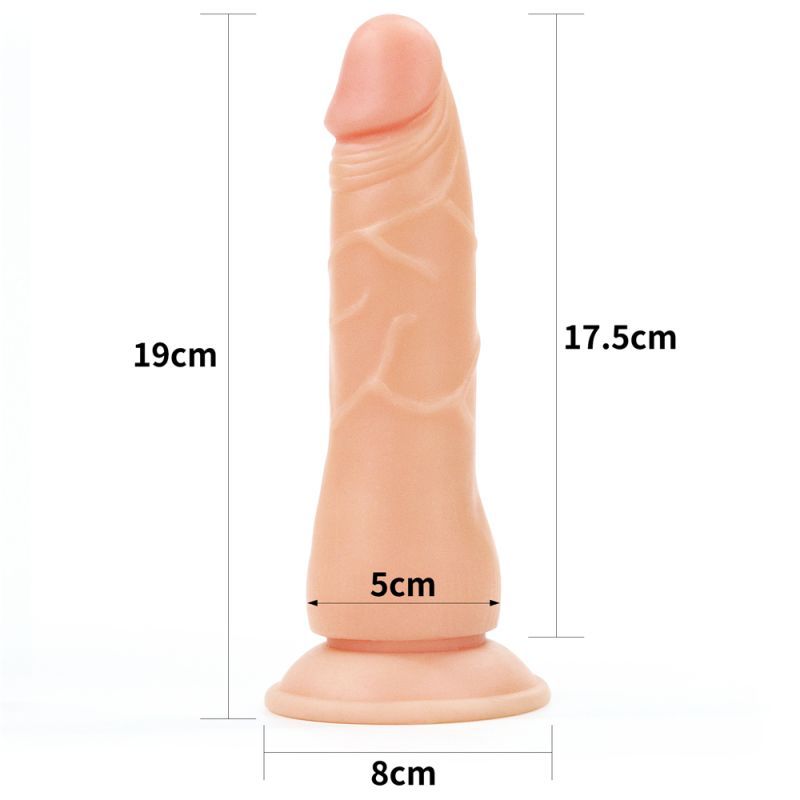 Easy Strap On Set 7.5in Dildo Vanilla