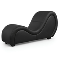 Kama Sutra Mebon Chaise Love Lounge Leather Black