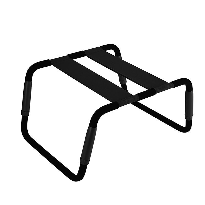 Sex Chair Adjustable Height Black PU Seat