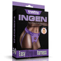 Easy Strap on Harness Polka Dot Purple