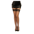 Dreamgirl Fence Net Thigh High Black