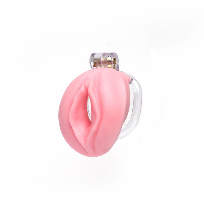 Pussyfyer Pussification Pink Pussy Chastity Cage