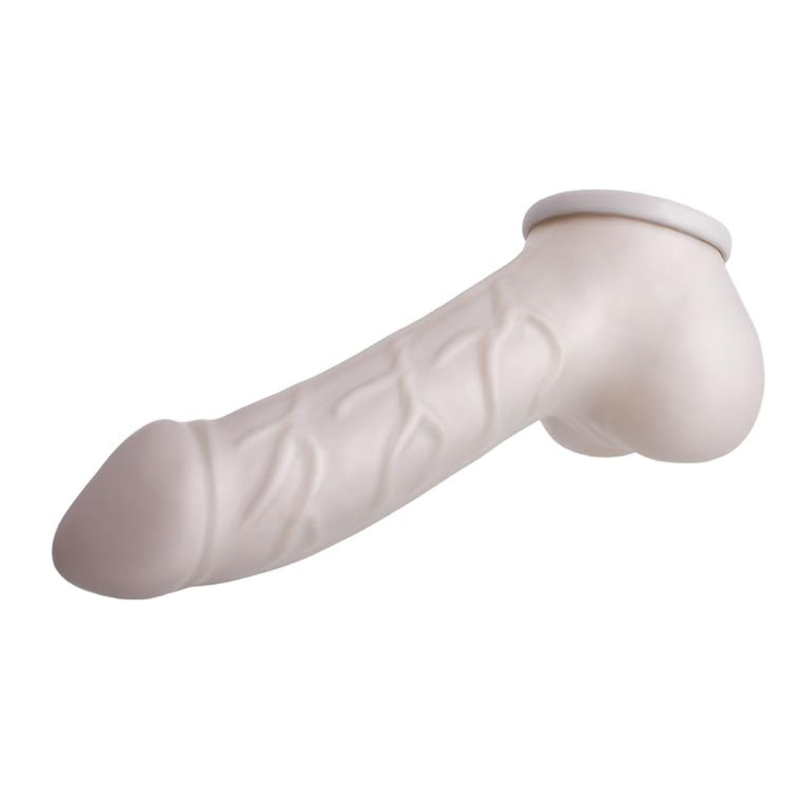 Carlos Latex Cock Sleeve Silver
