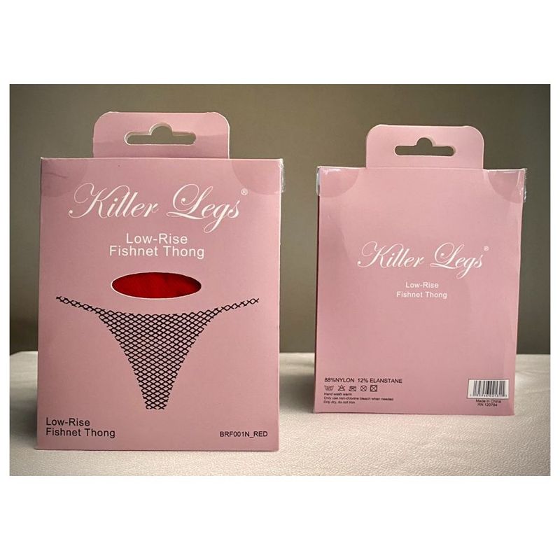 Mesh Net G-String White
