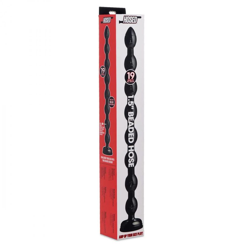 Hosed 19in Beaded Anal Snake