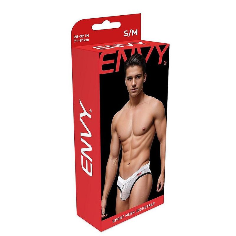 Envy Sport Mesh Jock White