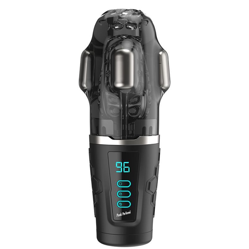 Hypershaker Automatic App Controlled LCD Masturbator Black