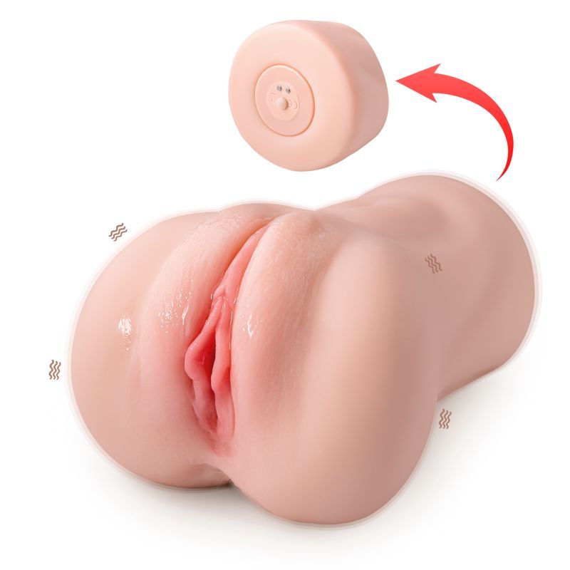Elaine Realistic Vibrating Sucking Vaginal Masturbator