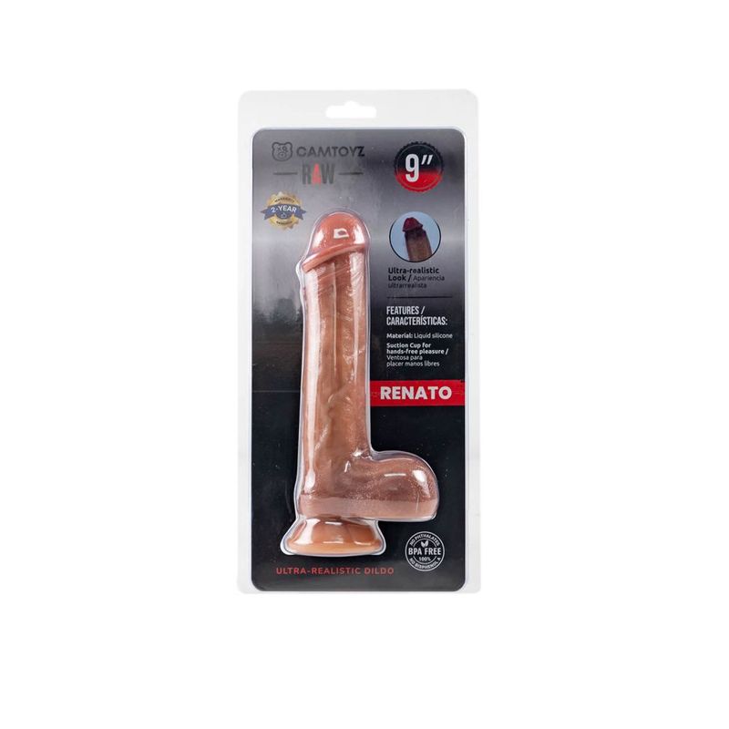 Ultra Realistic 23cm Silicone Dildo Renato